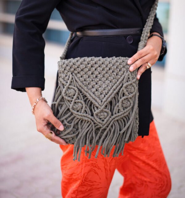 cross body handmade bag